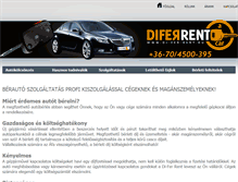 Tablet Screenshot of di-fer-rent.hu